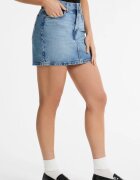 GUESS JEANS Дънкова пола с висока талия Светлосин