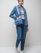 GUESS JEANS Дънкова риза с джобове с капаче