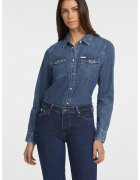 GUESS JEANS Дънкова риза с джобове