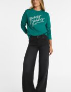 GUESS JEANS Guess Дънки с висока талия и широк крачол Антрацитно сиво