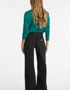 GUESS JEANS Guess Дънки с висока талия и широк крачол Антрацитно сиво