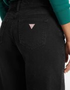 GUESS JEANS Guess Дънки с висока талия и широк крачол Антрацитно сиво
