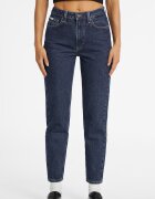 GUESS JEANS GUESS Скъсени дънки Mom-Fit Тъмносин