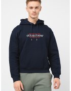 GUESS JEANS Худи с лого - Червен/Бял/Тъмносин