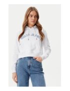 GUESS JEANS Къс суичър с качулка
