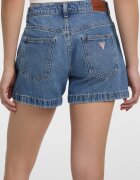GUESS JEANS Къси дънки с висока талия Син