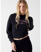 GUESS JEANS Късо худи с лого