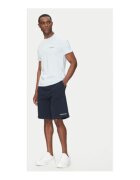 GUESS JEANS Леки памучни къси панталони с лого