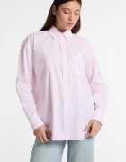 GUESS JEANS Памучна риза на райе