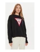 GUESS JEANS Пуловер от органичен памук с лого