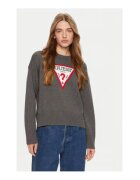 GUESS JEANS Пуловер с лого от органичен памук