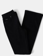 GUESS JEANS Разкроени дънки с ниска талия Черен