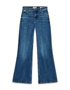 GUESS JEANS Разкроени дънки с ръб Тъмносин