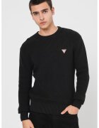 GUESS JEANS Рипсен пуловер с лого