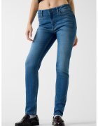 GUESS JEANS Скини дънки с лиосел с висока талия