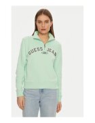 GUESS JEANS Суичър с лого и цип