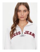 GUESS JEANS Суичър с цип и принт