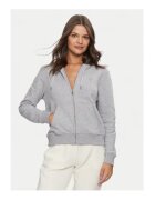 GUESS JEANS Суитшърт с цип от памучна смес - стандартна кройка