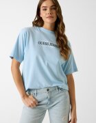 GUESS JEANS Тениска с овално деколте и лого