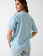 GUESS JEANS Тениска с овално деколте и лого