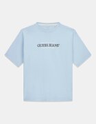 GUESS JEANS Тениска с овално деколте и лого