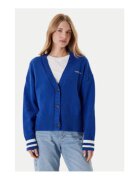 GUESS JEANS Жилетка с дълъг ръкав и изчистен десен