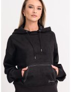 GUESS Кадифено худи с декоративни камъни