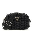 GUESS Капитонирана чанта през рамо - Избеляло черно