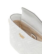 GUESS Капитонирана чанта през рамо Sally Бял