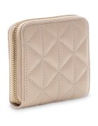 GUESS Капитонирано портмоне Paisleigh от еко кожа Бледо розово