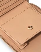 GUESS Капитонирано портмоне Paisleigh от еко кожа Бледо розово