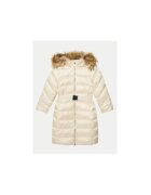 GUESS Капитонирано яке с детайл от кожа