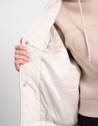 GUESS Капитонирано яке с джобове встрани Крем