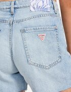GUESS Къс панталон с лиосел Светлосин