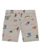 GUESS KIDS Бермуди с графика Сиво-кафяв