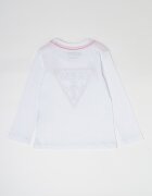 GUESS KIDS Блуза от органичен памук с лого Бял