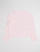 GUESS KIDS Блуза с лого и флорална шарка Светлорозов