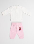 GUESS KIDS Блуза с принт и панталон - 2 части Червен/Кафяв/Светло бежово