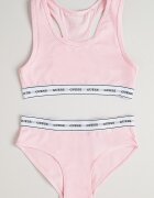 GUESS KIDS Бюстие с модал и бикини Бял/Пастелнорозов