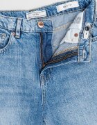 GUESS KIDS Дънки със свободна кройка и протрити зони Светлосин