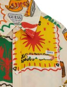 GUESS KIDS Десенирана риза с класическа яка Многоцветен