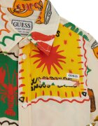 GUESS KIDS Десенирана риза с класическа яка Многоцветен
