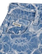 GUESS KIDS Десенирани къси дънки Син меланж
