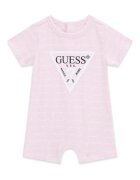 GUESS KIDS Къс гащеризон с лого Светлорозов