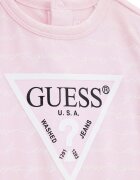 GUESS KIDS Къс гащеризон с лого Светлорозов
