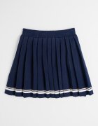 GUESS KIDS Къса плисирана пола Тъмносин
