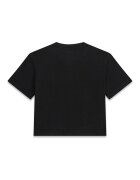 GUESS KIDS Къса тениска с лого Черен/Розово
