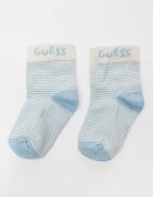 GUESS KIDS Къси чорапи - 3 чифта Слонова кост/Светлосин