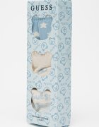GUESS KIDS Къси чорапи - 3 чифта Слонова кост/Светлосин