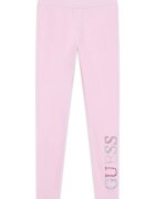 GUESS KIDS Клин с памук с декоративни камъни Розово
